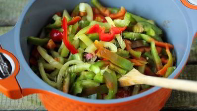 лечо из перца и помидоров