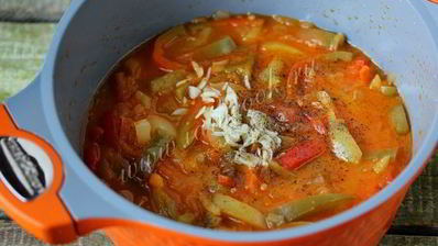 лечо из перца и помидоров