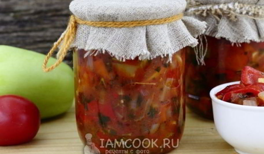 Рецепт лечо из перца, помидоров и лука