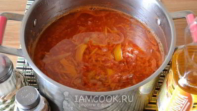 лечо из помидоров