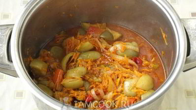 лечо из зеленых помидоров