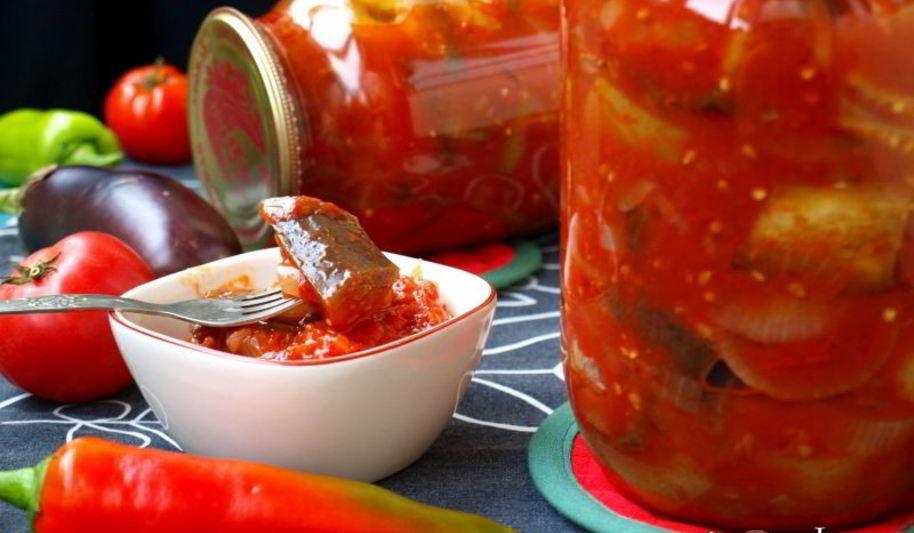 Рецепт лечо с баклажанами на зиму