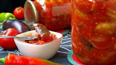 лечо с баклажанами на зиму