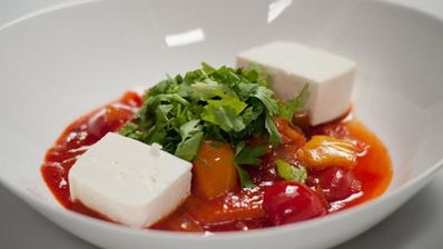 лечо с брынзой