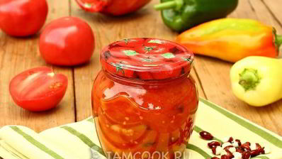 лечо с фасолью на зиму