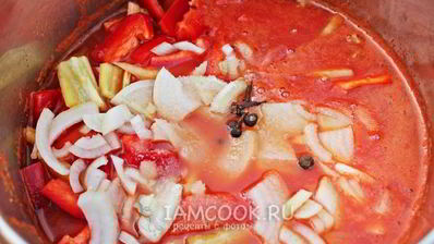 лечо с кабачками и перцем на зиму