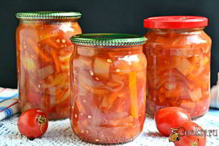 Лечо с луком и морковью в мультиварке на зиму