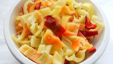 лечо с луком и морковью в мультиварке на зиму