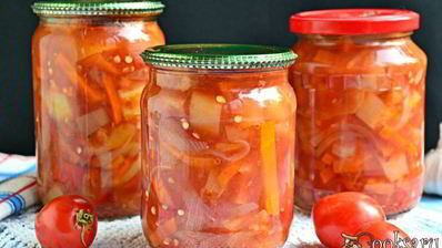 лечо с луком и морковью в мультиварке на зиму