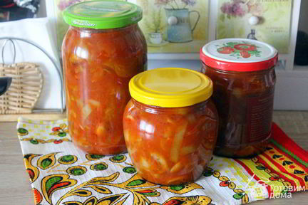 Лечо с шампиньонами