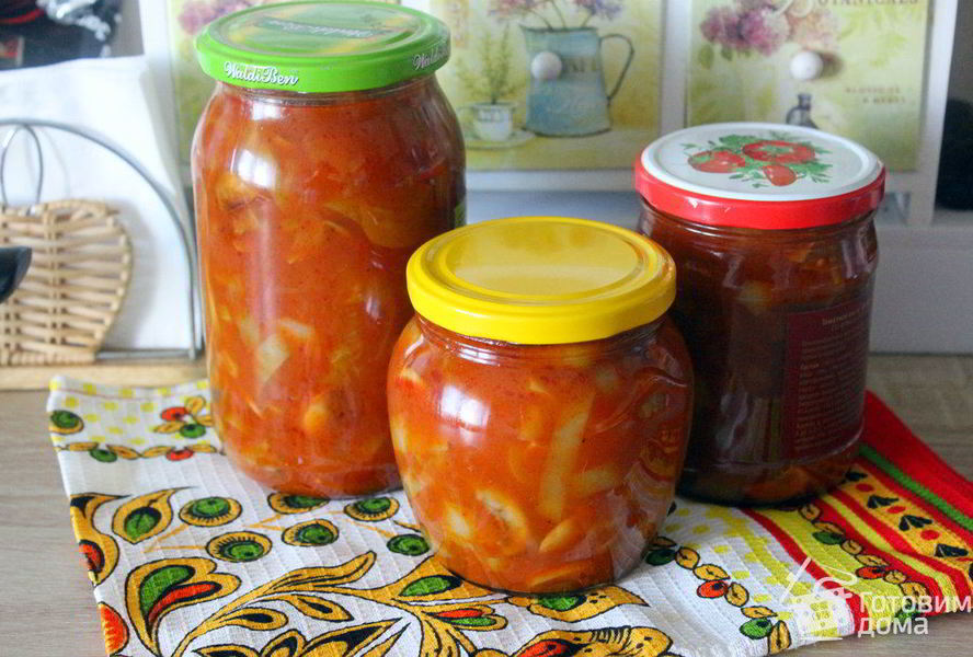 Лечо с шампиньонами