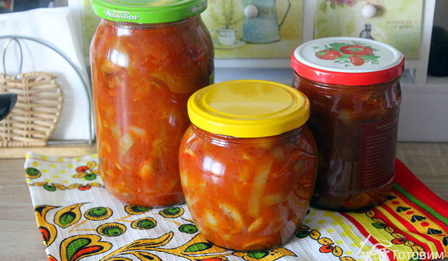 Рецепт лечо с шампиньонами