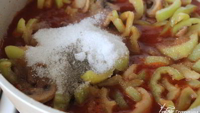 лечо с шампиньонами