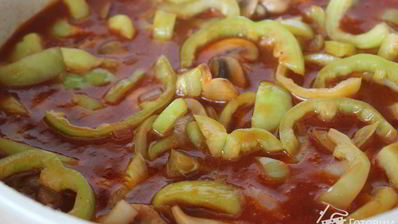 лечо с шампиньонами