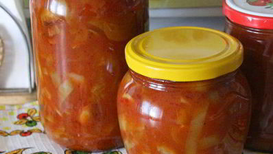 лечо с шампиньонами