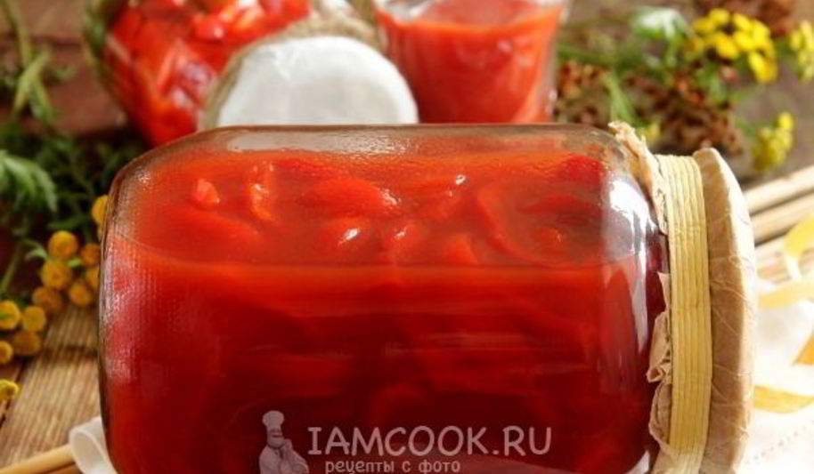 Рецепт лечо с томатным соком