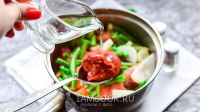 лечо со стручковой фасолью на зиму