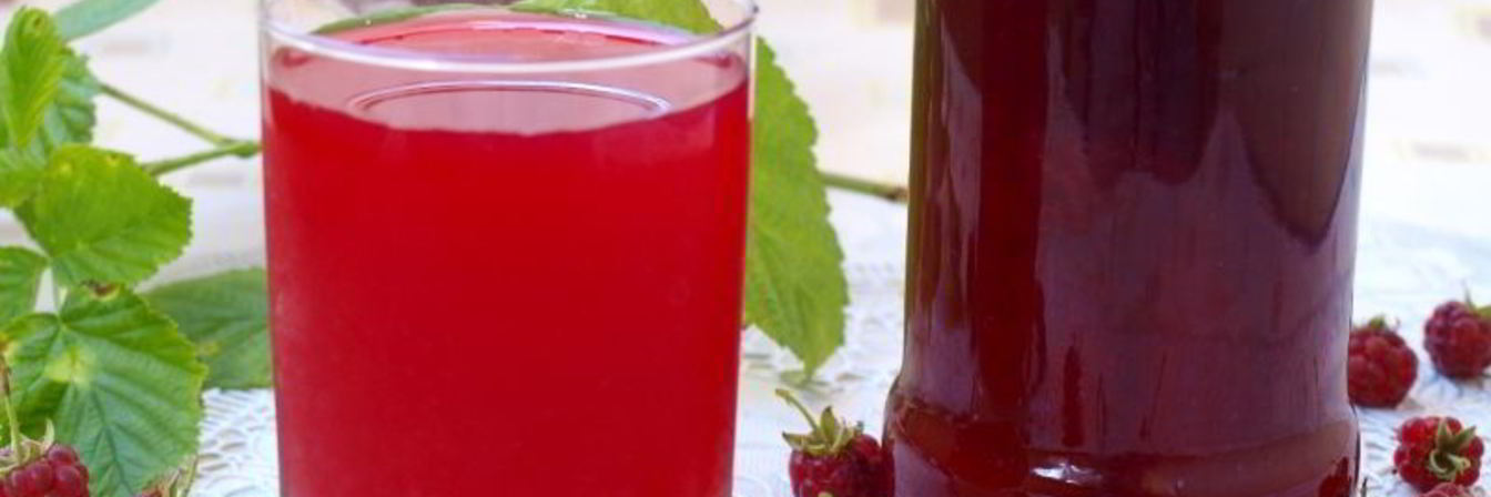Малиновый сок на зиму