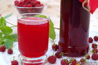 Малиновый сок на зиму