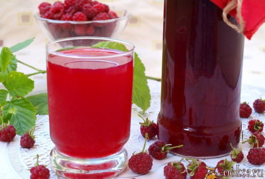 Малиновый сок на зиму