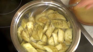 баклажаны маринованные с чесноком и зеленью