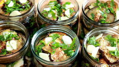 баклажаны с дымком, маринованные