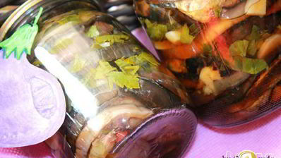 баклажаны с дымком, маринованные