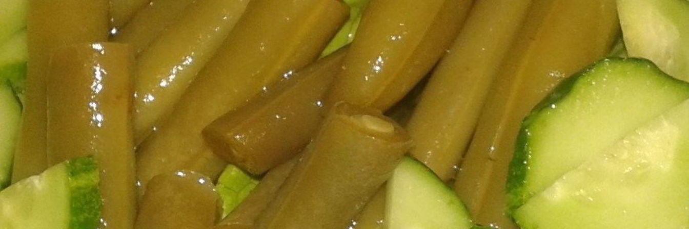Быстрая маринованная стручковая фасоль