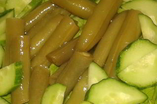 Быстрая маринованная стручковая фасоль