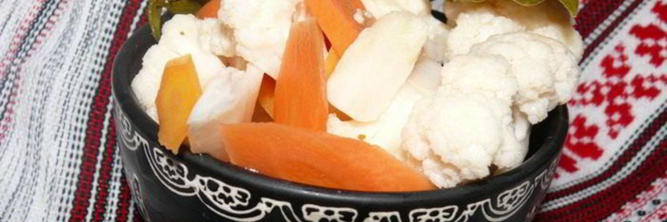 Быстро-маринованная цветная капуста