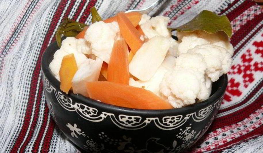 Рецепт быстро-маринованной цветная капуста