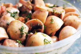 Быстро маринованные грибы