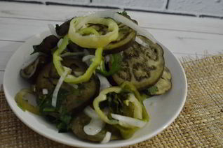 Быстрые маринованные баклажаны