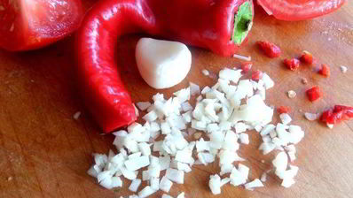 быстрые маринованные томаты и перцы