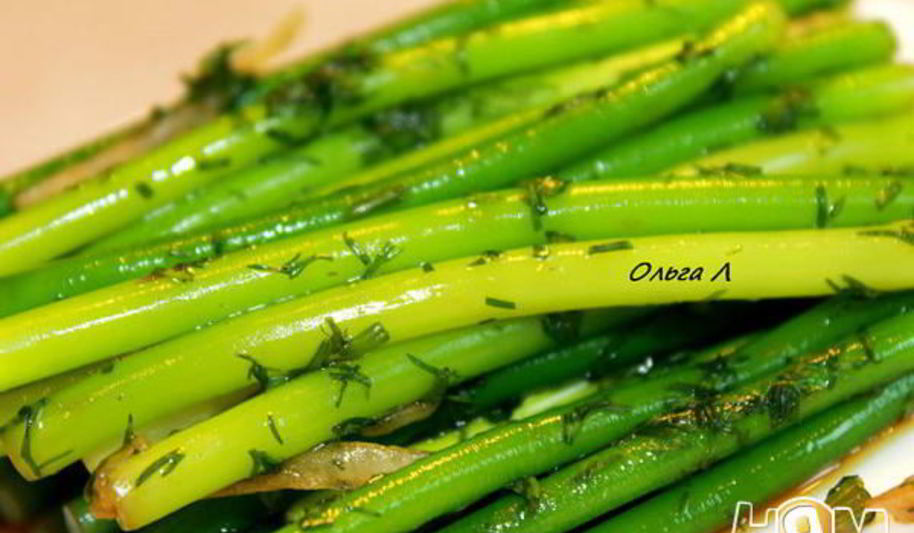 Рецепт чесночных стрелок маринованных