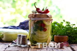 Кабачки маринованные на зиму