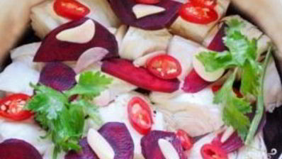 капуста, маринованная по-грузински со свеклой