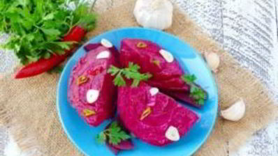 капуста, маринованная по-грузински со свеклой