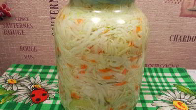 капуста маринованная с яблоками