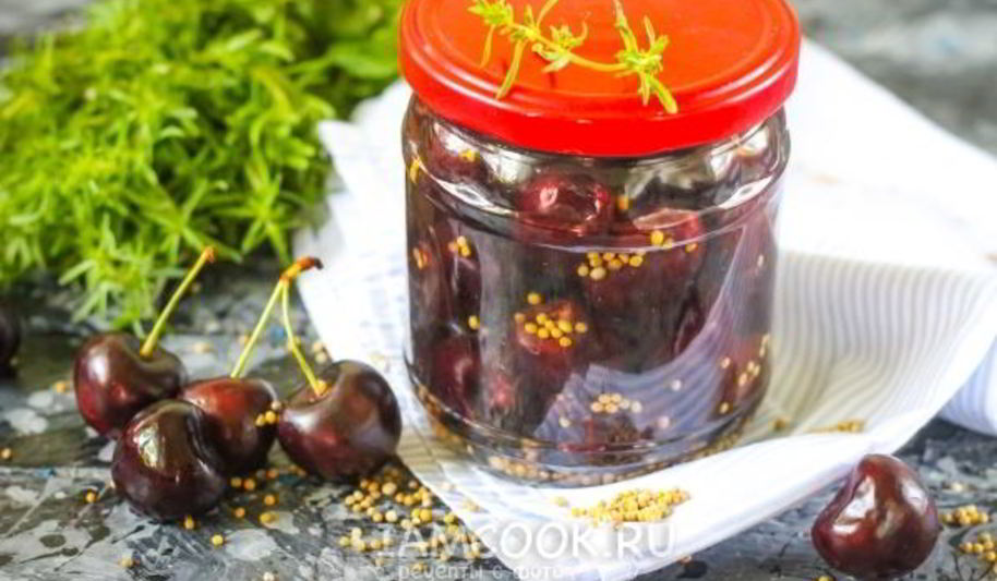 Рецепт маринованной черешни на зиму