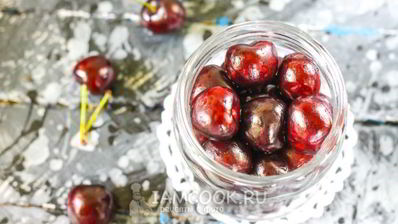 маринованная черешня на зиму