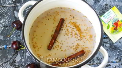 маринованная черешня на зиму