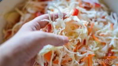 маринованная капуста с луком