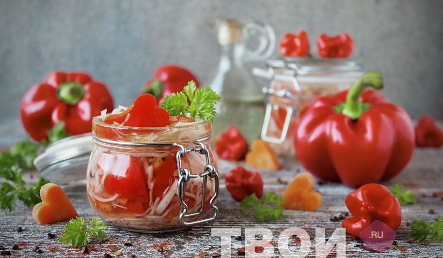 Рецепт маринованной капусты с перцем