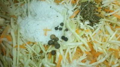 маринованная капуста с яблоками и морковью на зиму