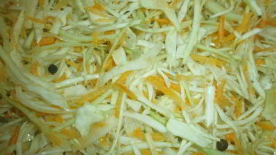 маринованная капуста с яблоками и морковью на зиму