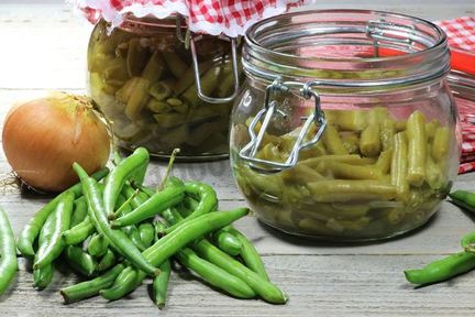 Маринованная спаржевая фасоль на зиму