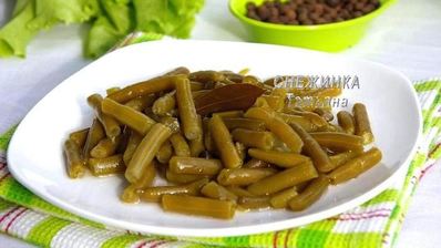 маринованная спаржевая фасоль