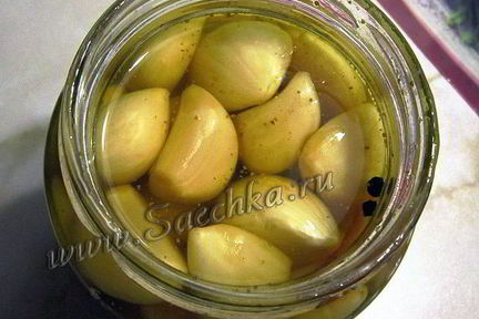 Маринованный чеснок на зиму