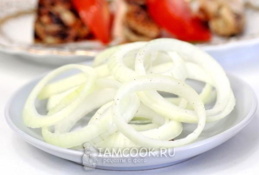 Маринованный лук для шашлыка